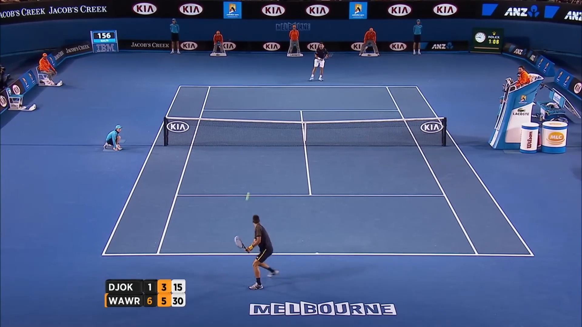 日本网球队鏖战欧洲网球队，瓦林卡完成帽子戏法